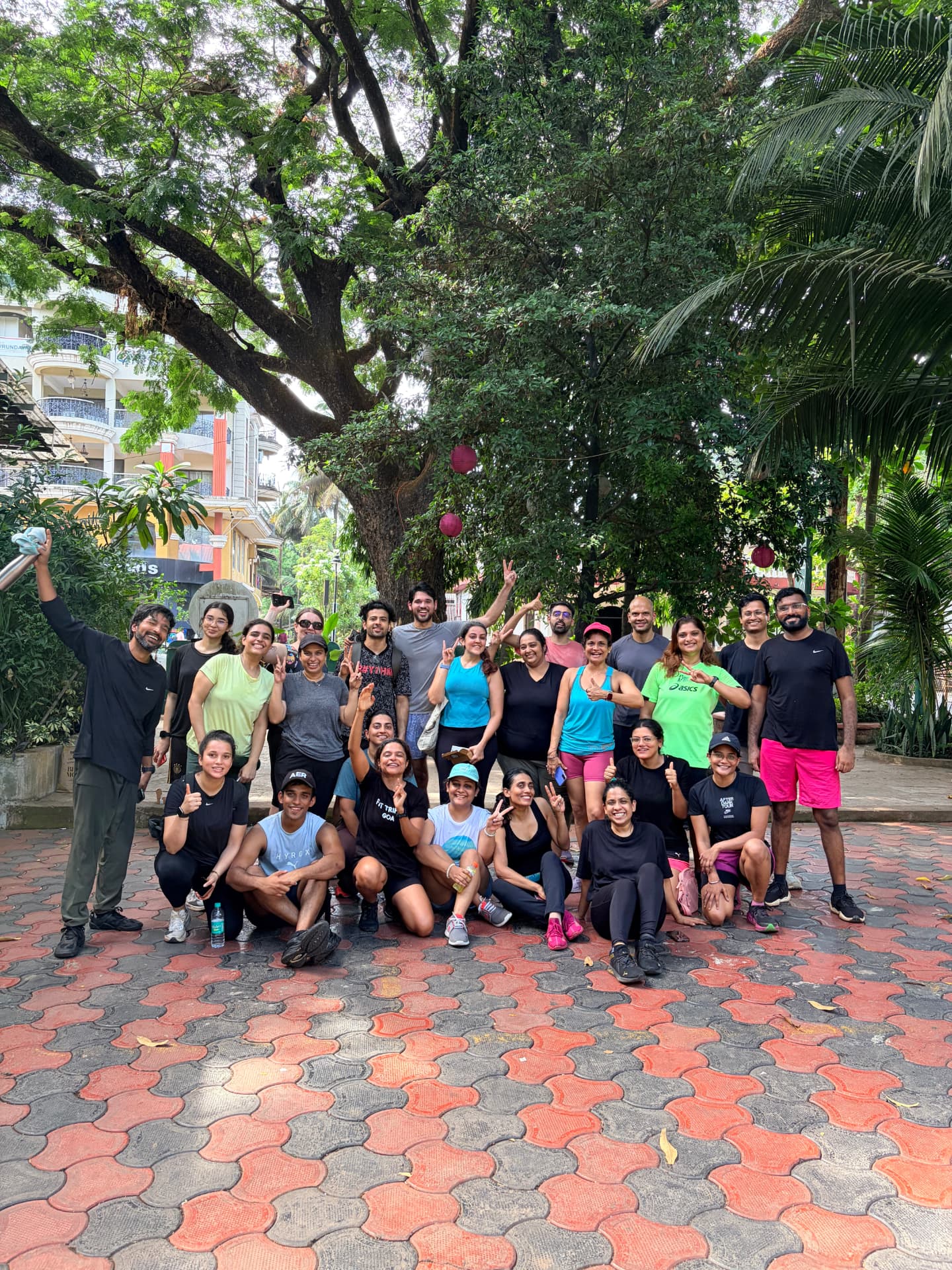A FIT TRIPPIN' Goa group photo after an edition